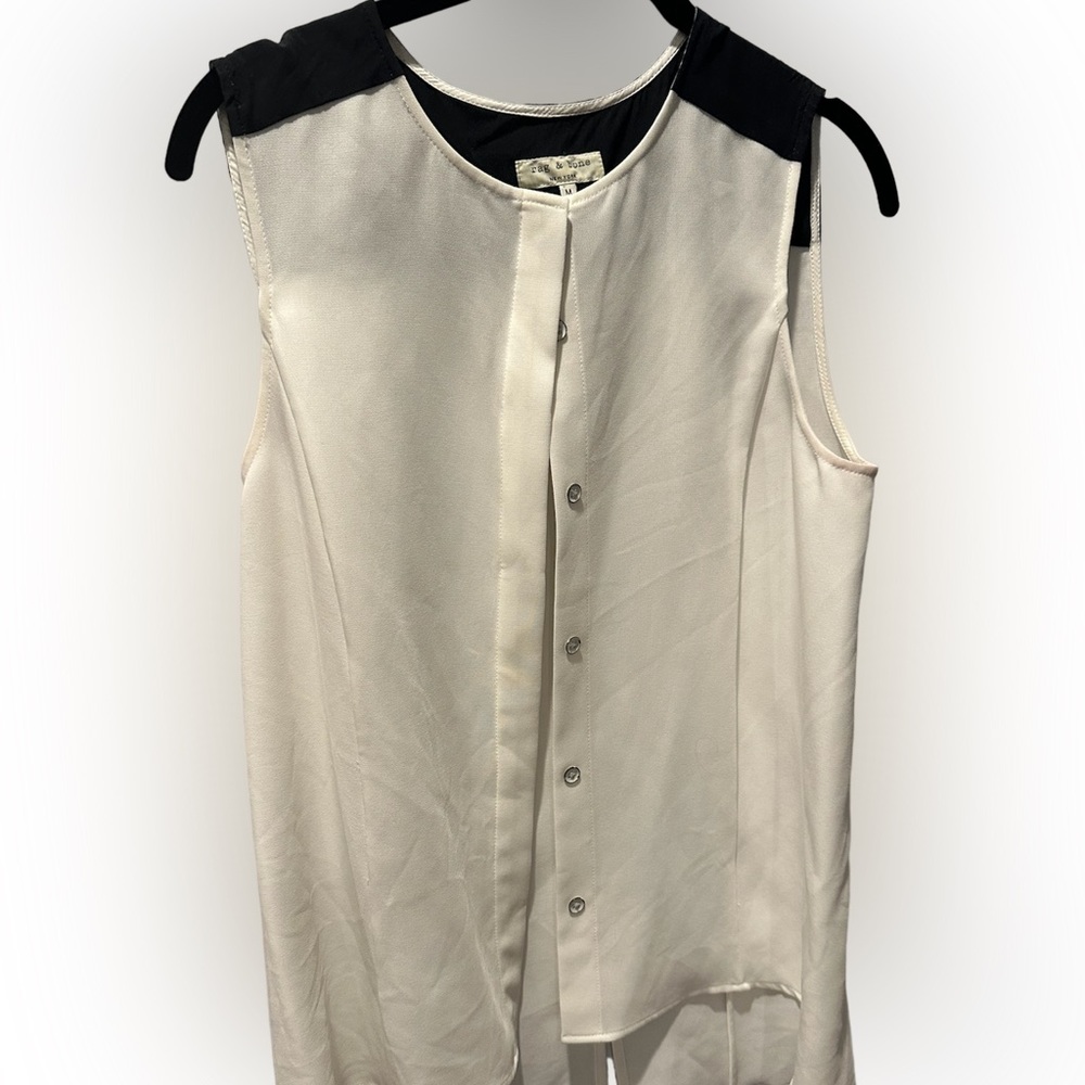 Rag & Bone Button Down Tank Top
